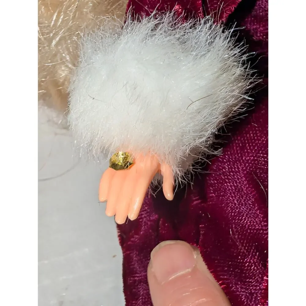 Vintage 1996 Holiday Barbie Doll Red Velvet Near Mint